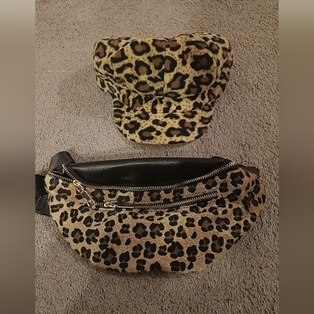 Hat and fanny pack